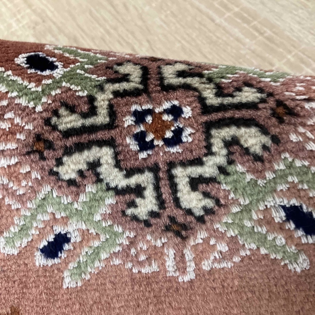 ミニラグ　手織り　絨毯　31cmx38cm 6