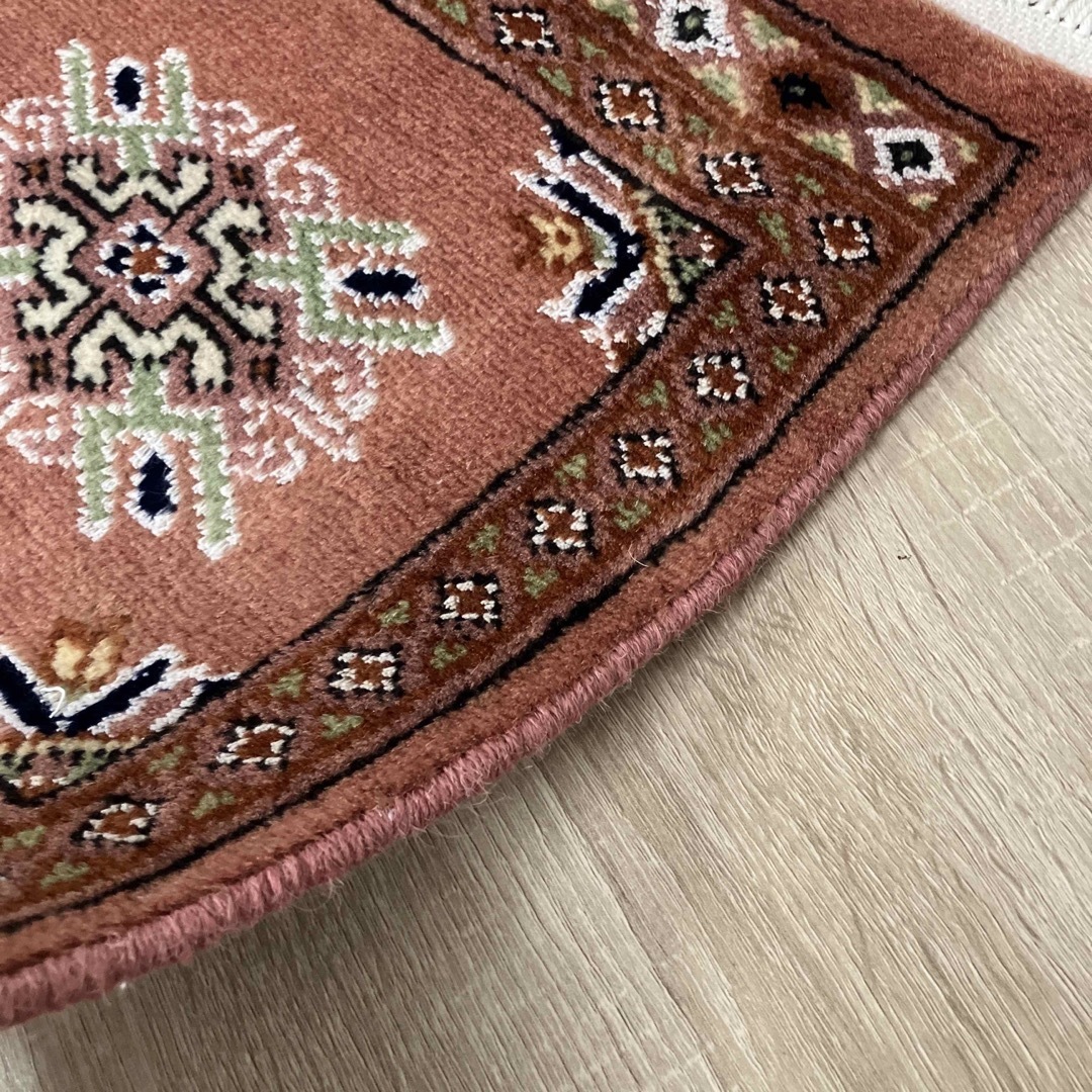 ミニラグ　手織り　絨毯　31cmx38cm 3
