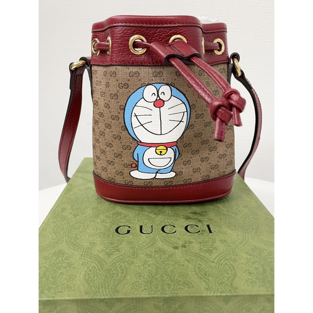 【一度のみ使用】極美品 GUCCI グッチ ショルダーバッグ ドラえもんコラボ