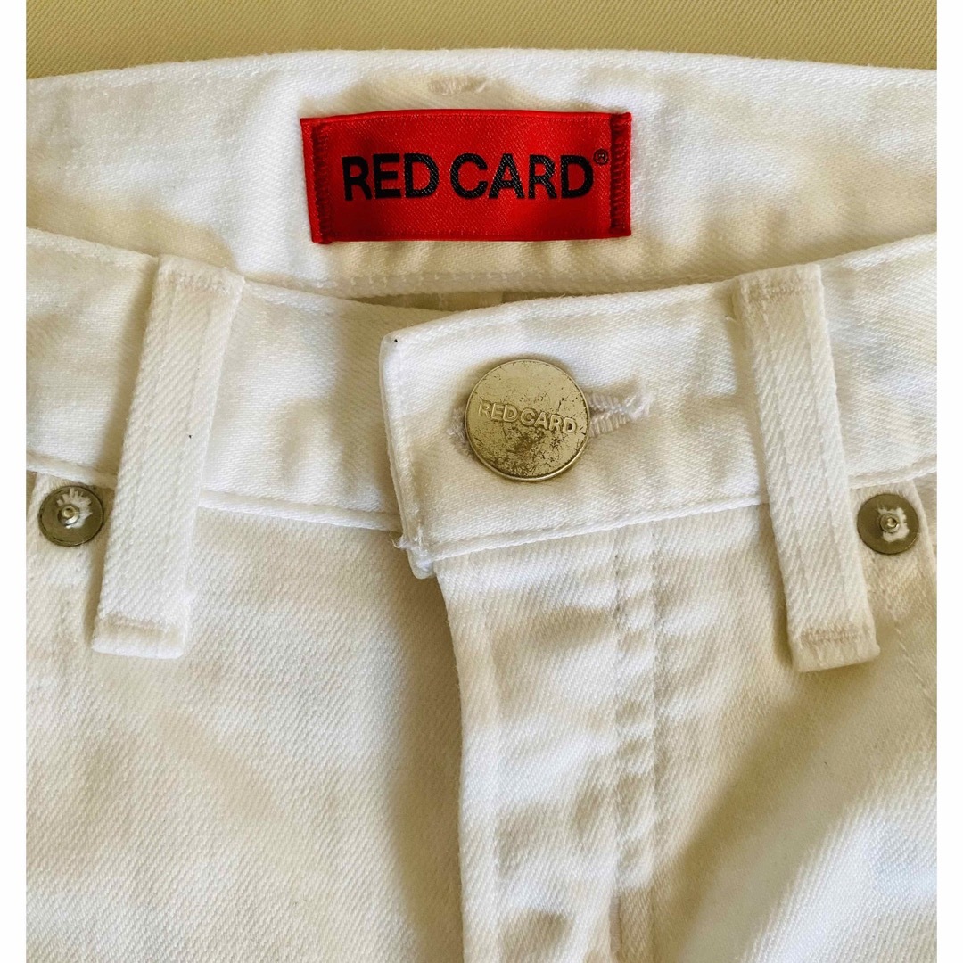 RED CARD(レッドカード)のRED CARD  Anniversary スキニーデニム　ホワイト　22 レディースのパンツ(デニム/ジーンズ)の商品写真