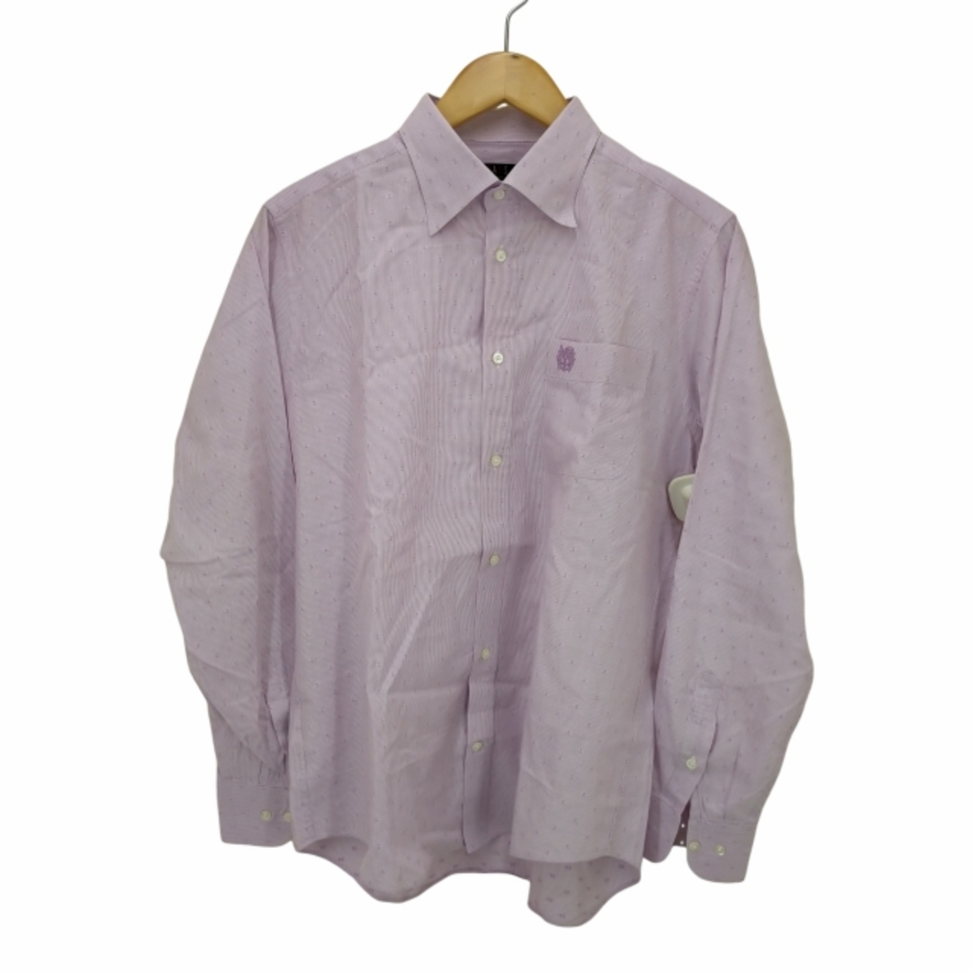 DAKS LONDON(ダックスロンドン) 総柄 ロゴデザインシャツ メンズ