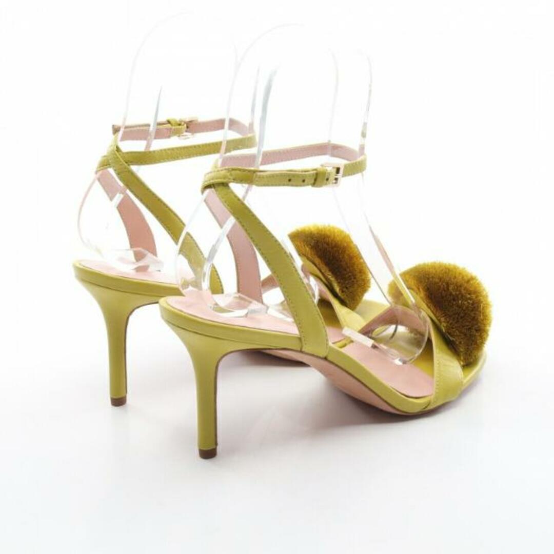 kate spade new york(ケイトスペードニューヨーク)のアムール ポム サンダル レザー イエローグリーン レディースの靴/シューズ(サンダル)の商品写真
