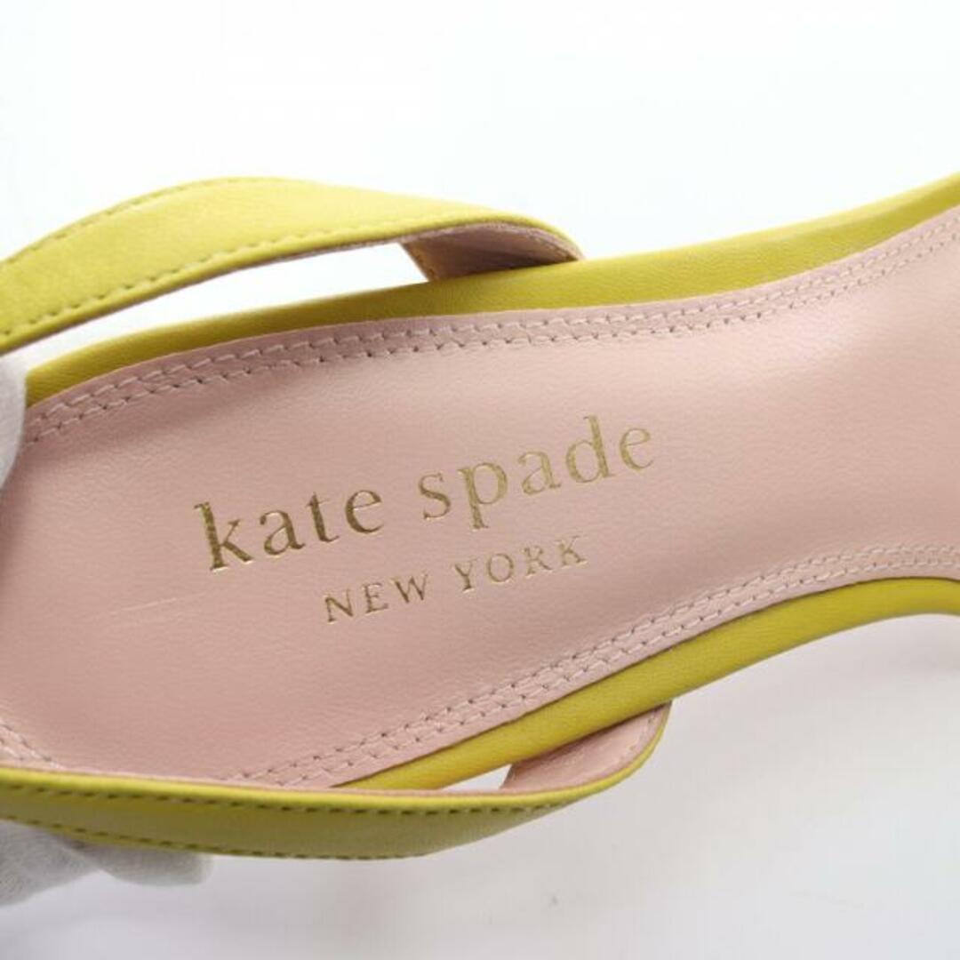 kate spade new york(ケイトスペードニューヨーク)のアムール ポム サンダル レザー イエローグリーン レディースの靴/シューズ(サンダル)の商品写真