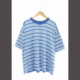 クロムハーツ(Chrome Hearts)のクロムハーツ CHROME HEARTS Stripe Crross Tee L(Tシャツ/カットソー(半袖/袖なし))