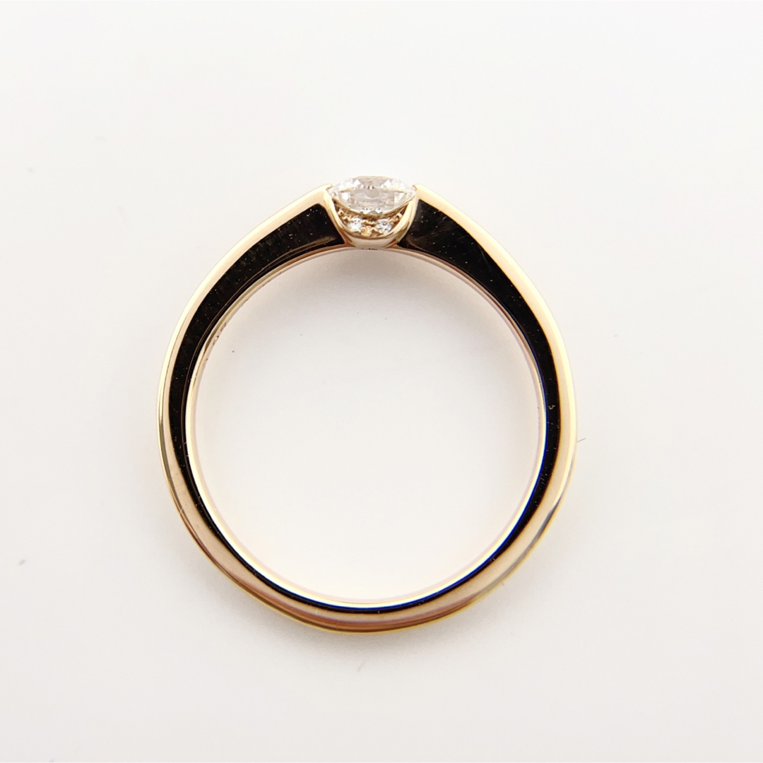 【はるか様専用】K18PG　ダイヤモンドリング　Dカラー　GIA鑑定書付き レディースのアクセサリー(リング(指輪))の商品写真