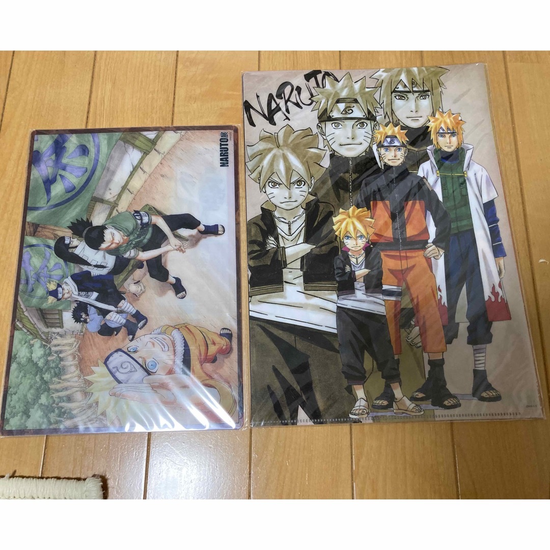 NARUTO展　下敷き、クリアファイル、アニメーション原画集、風の書、在の書