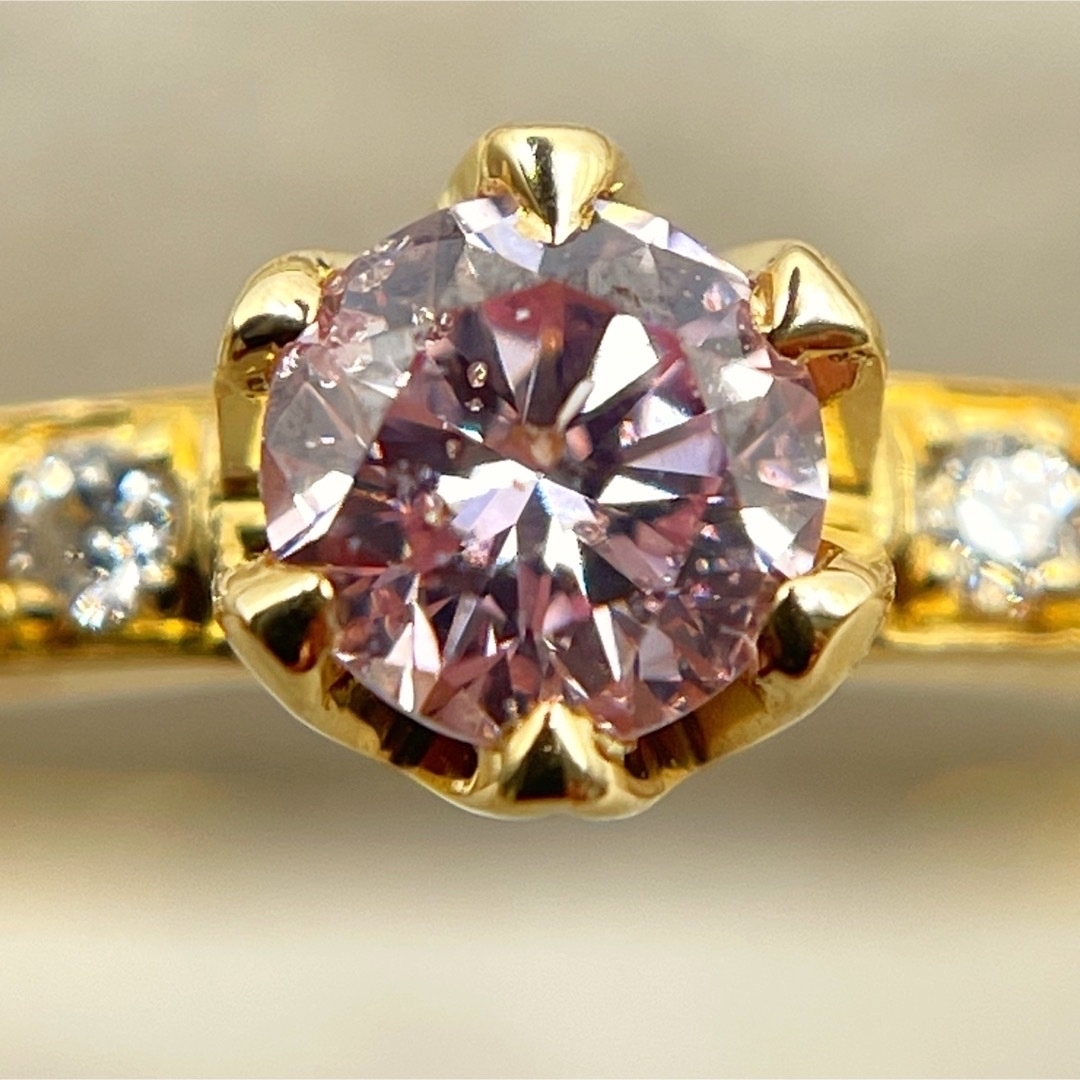 天然ファンシーピンクダイヤリング 1.47ct ダイヤリング 鑑定済 レディースのアクセサリー(リング(指輪))の商品写真