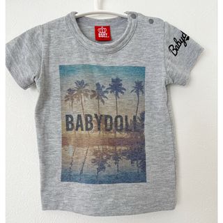 ベビードール(BABYDOLL)の🌴BABYDOLL⭐︎ベビードール⭐︎王冠Tシャツ⭐︎グレー⭐︎90cm🌴(Tシャツ/カットソー)