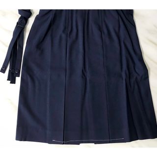 ＊お値下げ中＊新品未使用 学生服  スクールスカート  ウール50% 紺(その他)