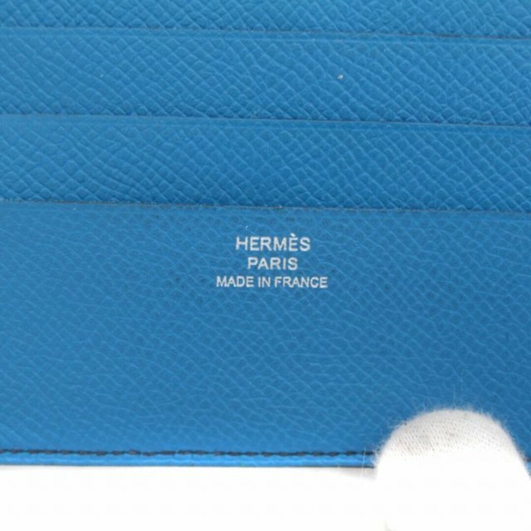 Hermes(エルメス)のHERMES ポーカーGM A刻印 マネークリップ 財布 札入れ レザー 紺 メンズのファッション小物(折り財布)の商品写真