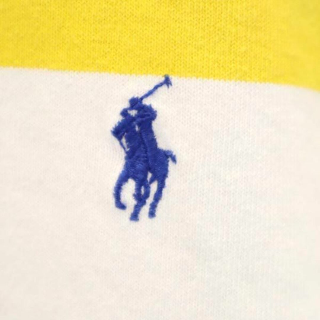 ポロバイラルフローレン ボーダー 長袖 ポロシャツ LL Polo by Ralph Lauren ラガーシャツ メンズ 【中古】  【230817】 メンズのトップス(ポロシャツ)の商品写真