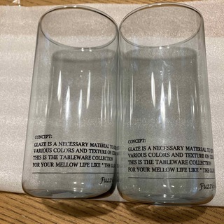 ニコアンド(niko and...)のニコアンド　グラス　コップ　2個　セット　fuzzy glaze(グラス/カップ)