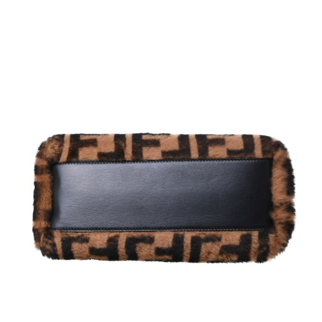 FENDI - FENDI ズッカ柄 ミニ ピーカブー ファー×レザー 2WAY FENDI - FENDI ズッカ柄 ミニ ピーカブー ファー×レザー 2WAY
