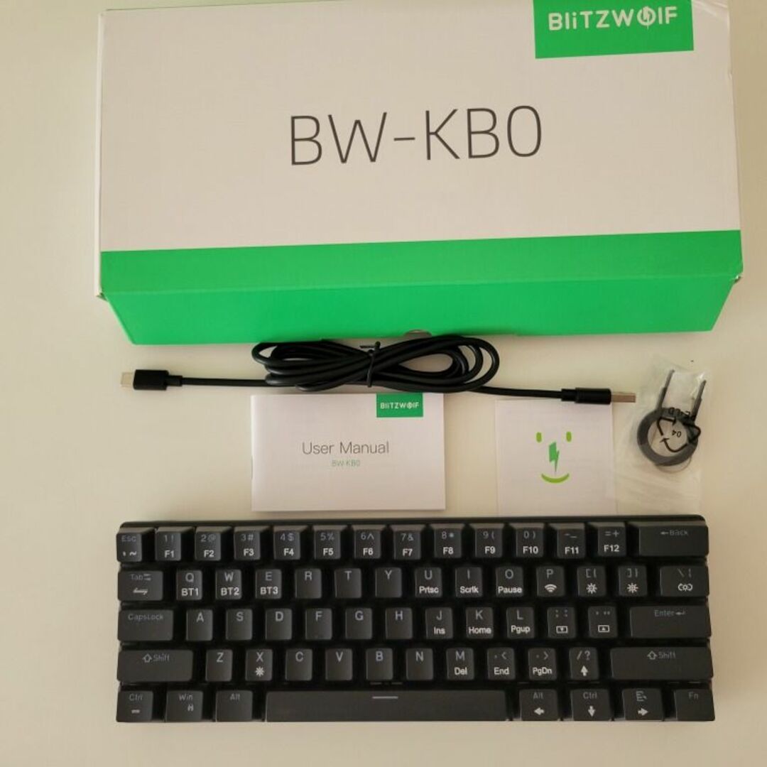 BlitzWolf BW-KB0 RGBバックライト 61メカニカルキーボ