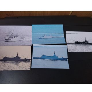 海上自衛隊護衛艦絵葉書　5枚セット①(その他)