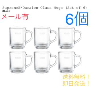 シュプリーム(Supreme)の【新品タグ付】Duralex Glass Mugs (Set of 6)(グラス/カップ)