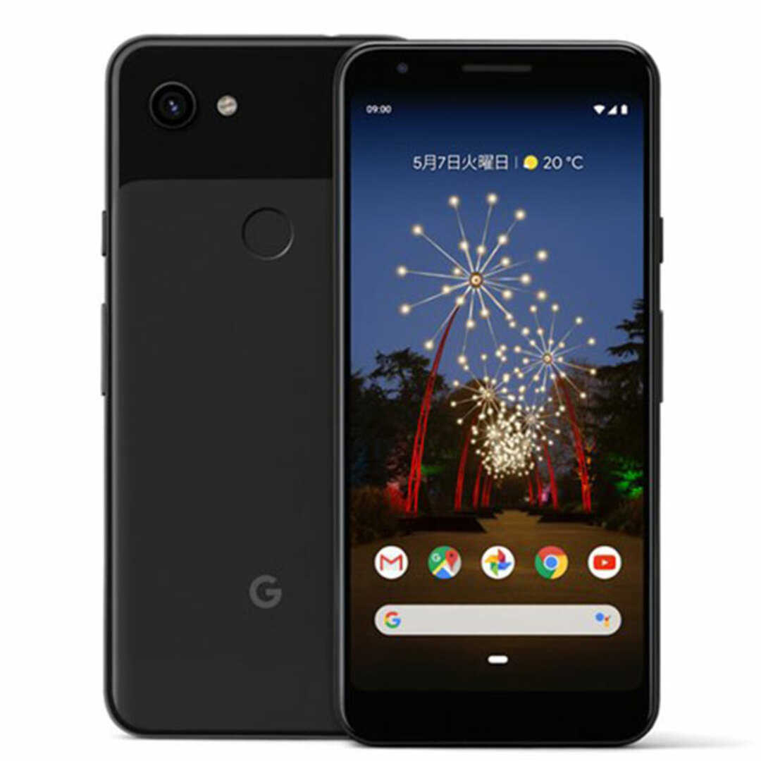 Google(グーグル)の【中古】 Google Pixel3a Just Black SIMフリー 本体 スマホ ahamo対応 アハモ  【送料無料】 gp3abk7mtm スマホ/家電/カメラのスマートフォン/携帯電話(スマートフォン本体)の商品写真