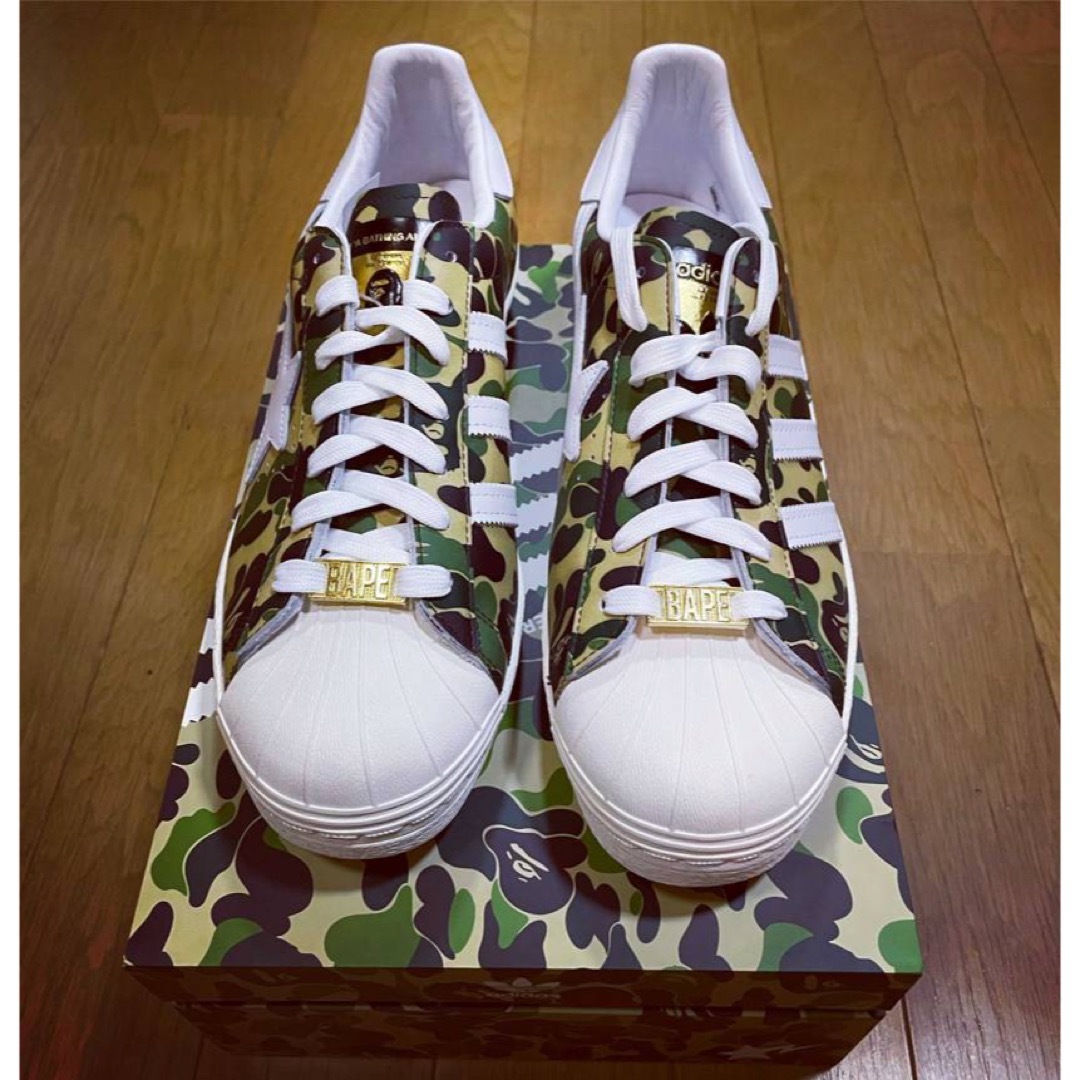 A BATHING APE(アベイシングエイプ)のadidas superstar80s × A BATHING APE メンズの靴/シューズ(スニーカー)の商品写真