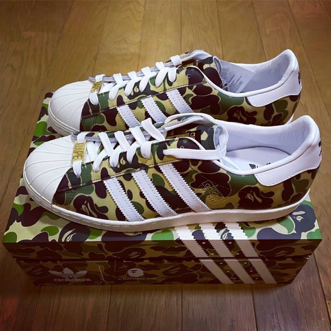 A BATHING APE(アベイシングエイプ)のadidas superstar80s × A BATHING APE メンズの靴/シューズ(スニーカー)の商品写真