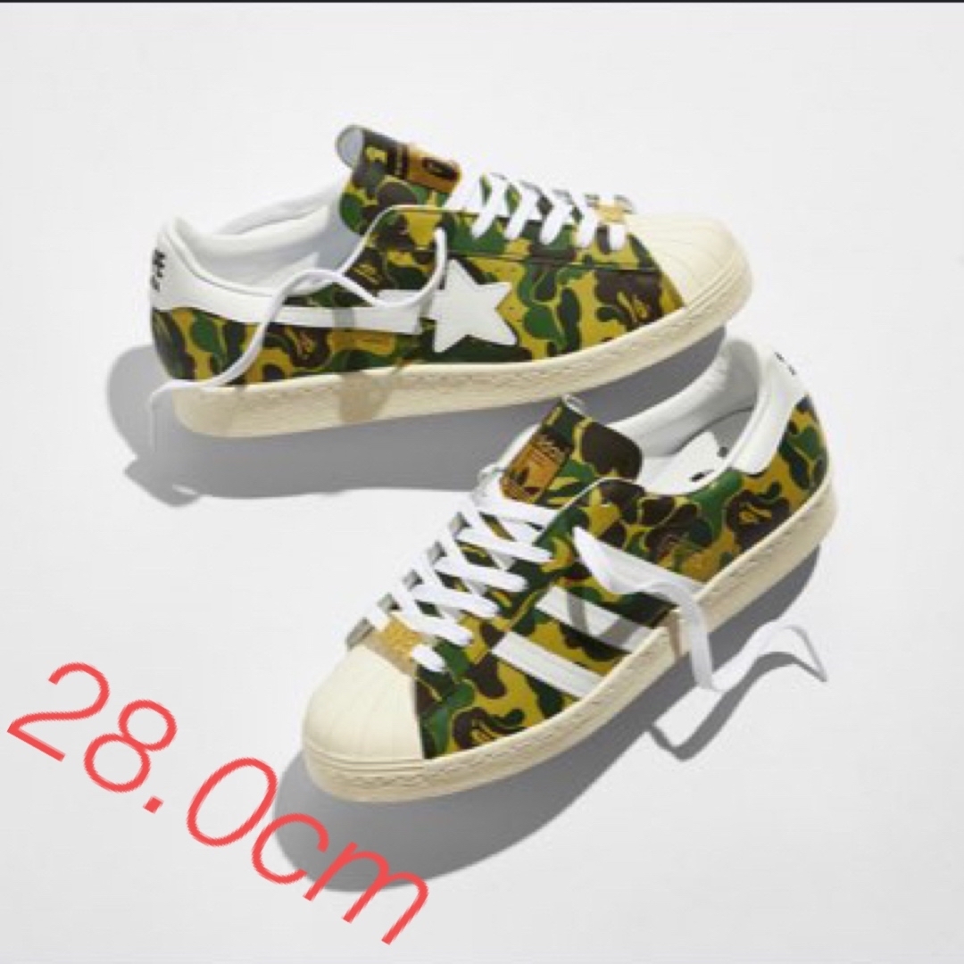 adidas superstar80s × A BATHING APE