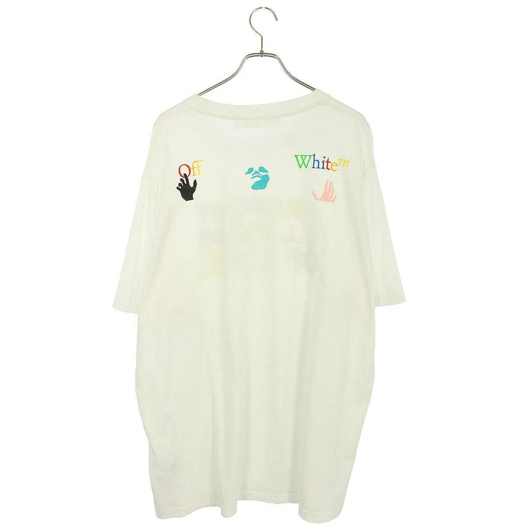 オフホワイト  OMAA027G21JER041 フロントプリントTシャツ  メンズ XXXL 1