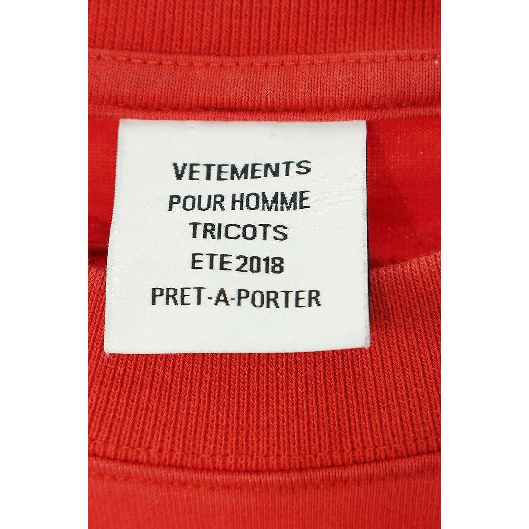 vetements ロゴオーバーTシャツ S size