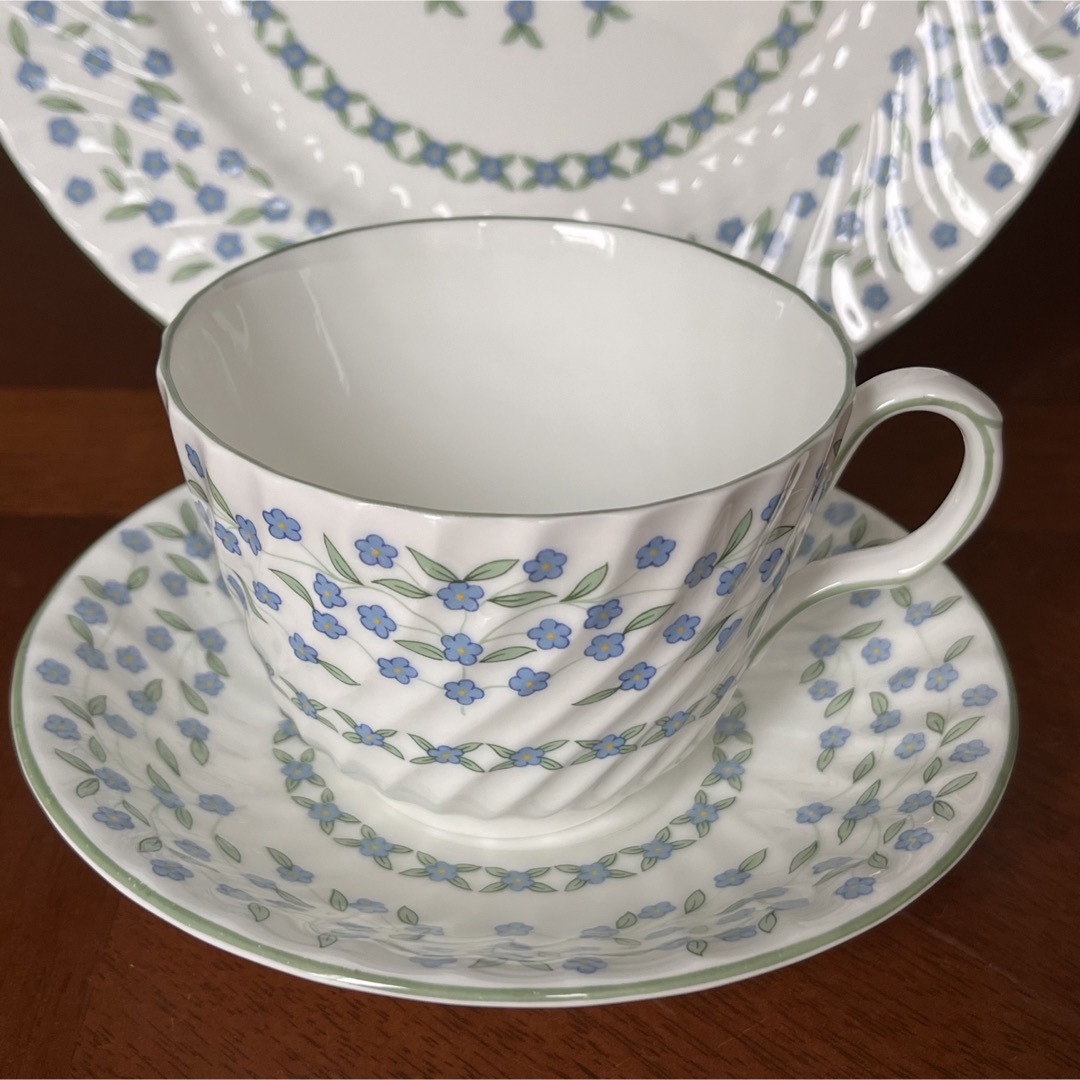 Aynsley China - 【英国ビンテージ】エインズレイ☆勿忘草☆トリオの