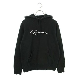 シュプリーム  18AW  Classic Script Hooded Sweatshirt クラシックスクリプトロゴプルオーバーパーカー メンズ S