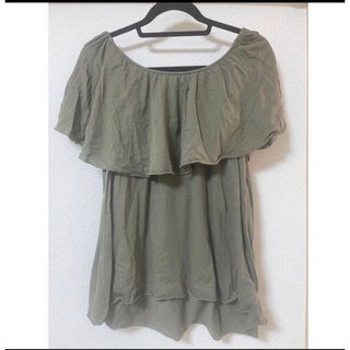 マウジー(moussy)のmoussy♡2wayフリルオフショルtops(カットソー(半袖/袖なし))