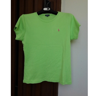 ラルフローレン(Ralph Lauren)の⭐Used⭐ RALPH LAUREN グリーン半袖Tシャツ 160サイズ(Tシャツ/カットソー)