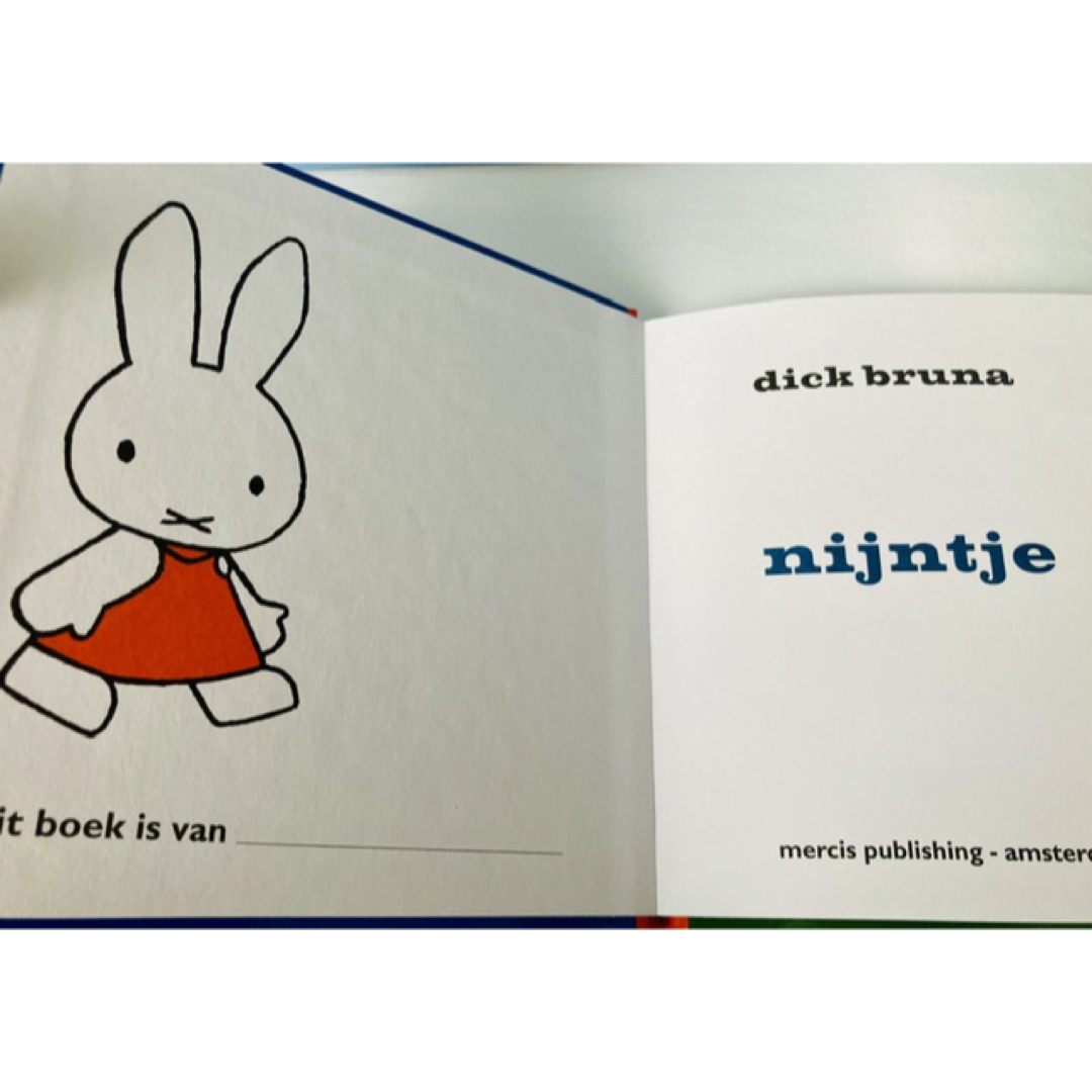 miffy(ミッフィー)の【洋書】Nijntjeちいさなうさこちゃんオランダ語ミッフィー　ブルーナ絵本 エンタメ/ホビーの本(洋書)の商品写真