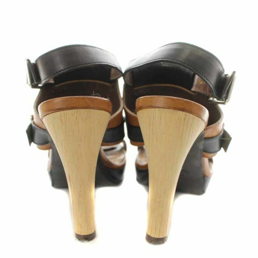 Marni - マルニ ストラップサンダル レザー ハイヒール 厚底 37 24cm