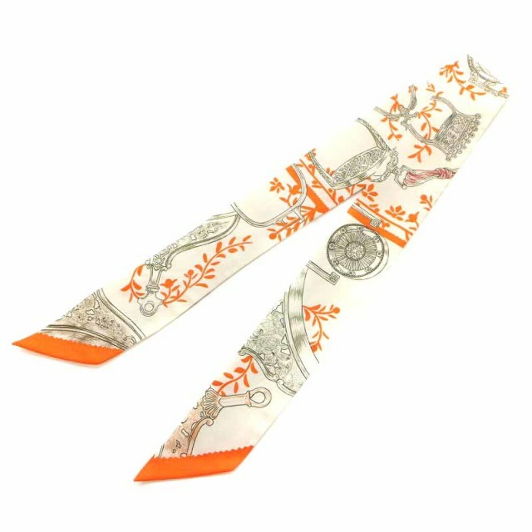 Hermes エルメス ツイリー 鎧 リミックス スカーフ シルク 総柄