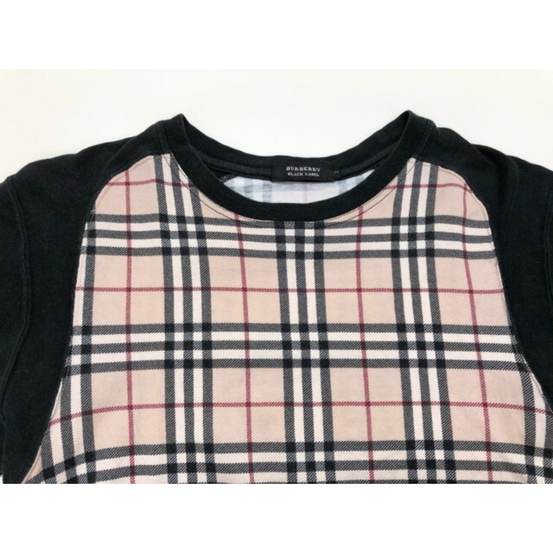 BURBERRY BLACK LABEL(バーバリーブラックレーベル)のBURBERRY BLACK LABEL（バーバリーブラックレーベル）ノバチェック　Ｔシャツ【中古】【007】 メンズのトップス(Tシャツ/カットソー(半袖/袖なし))の商品写真