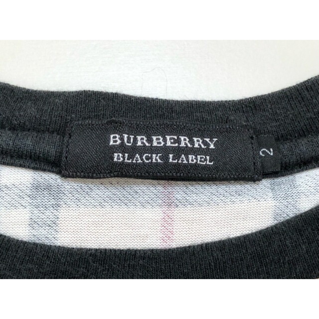 BURBERRY BLACK LABEL(バーバリーブラックレーベル)のBURBERRY BLACK LABEL（バーバリーブラックレーベル）ノバチェック　Ｔシャツ【中古】【007】 メンズのトップス(Tシャツ/カットソー(半袖/袖なし))の商品写真