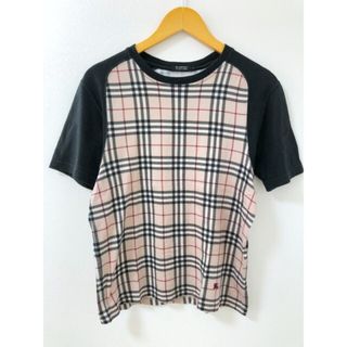 バーバリーブラックレーベル(BURBERRY BLACK LABEL)のBURBERRY BLACK LABEL（バーバリーブラックレーベル）ノバチェック　Ｔシャツ【中古】【007】(Tシャツ/カットソー(半袖/袖なし))