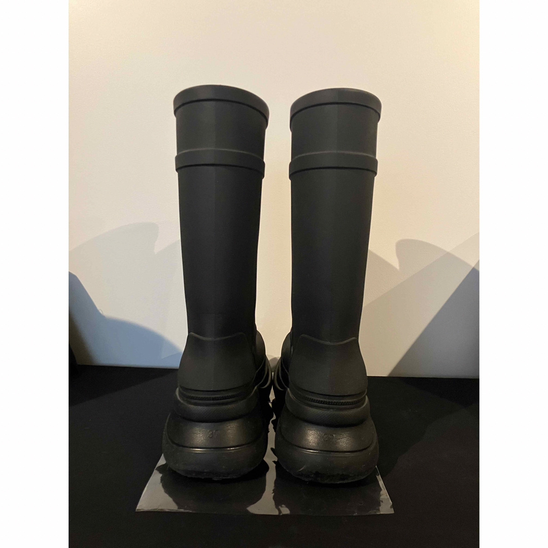 39 黒 balenciaga crocs バレンシアガ クロックス 長靴