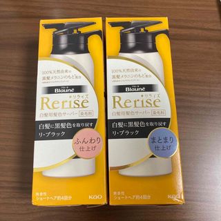 リライズ(Rerise（KAO）)のリライズ 白髪用髪色サーバー リ・ブラック ふんわり/まとまり仕上げ 本体セット(白髪染め)