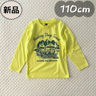 キムラタン(キムラタン)の新品★春秋物★4駆モチーフ長袖Tシャツ　キムラタン　男の子　110cm(Tシャツ/カットソー)