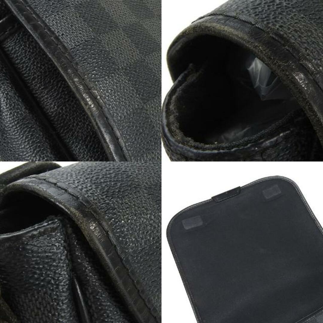 ルイヴィトン ショルダーバッグ メッセンジャーバッグ 斜めがけ ダニエル MM N58029 ダミエ・グラフィット 普段使い ビジネス メンズ 男性 LOUIS VUITTON shoulder bag damier graphite pvc 5