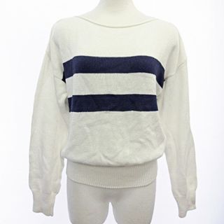 トゥモローランド マカフィー*白 コットンニット Sサイズ 前後2WAY