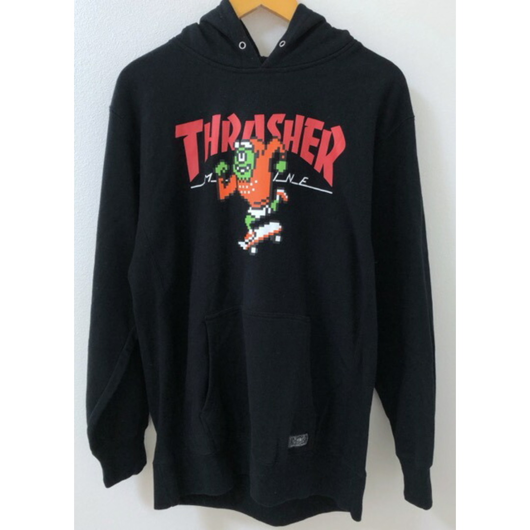 ROLLING CRADLE ×THRASHER コラボパーカー　黒　Lサイズ