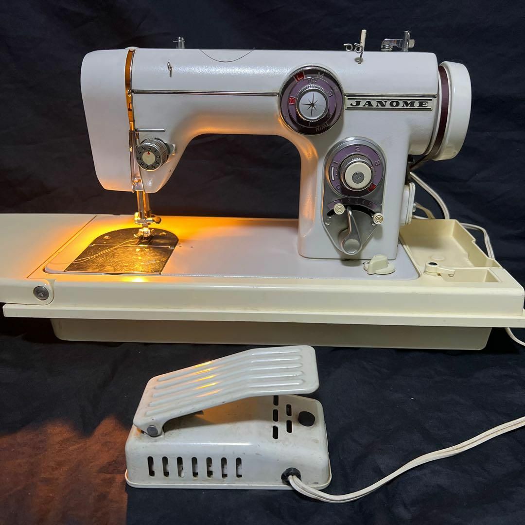 JANOME ミシン MODEL672 TYPE M-105 レトロ　現状品