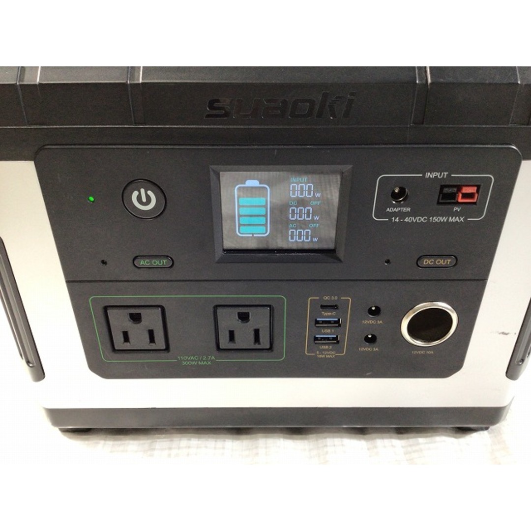 ☆比較的綺麗 2点セット☆SUAOKI スアオキ ポータブル電源 G500 137700mAh 500Wh PAXCESS ソーラーチャージャー120W/18V 72627