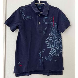 ポロ(POLO（RALPH LAUREN）)の☘️POLO⭐︎ラルフローレン⭐︎虎柄⭐︎ポロシャツ⭐︎4/4T☘️100(Tシャツ/カットソー)