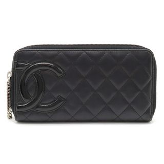 シャネル(CHANEL)のシャネル カンボンライン ココマーク ラウンドファスナー （12320336）(財布)