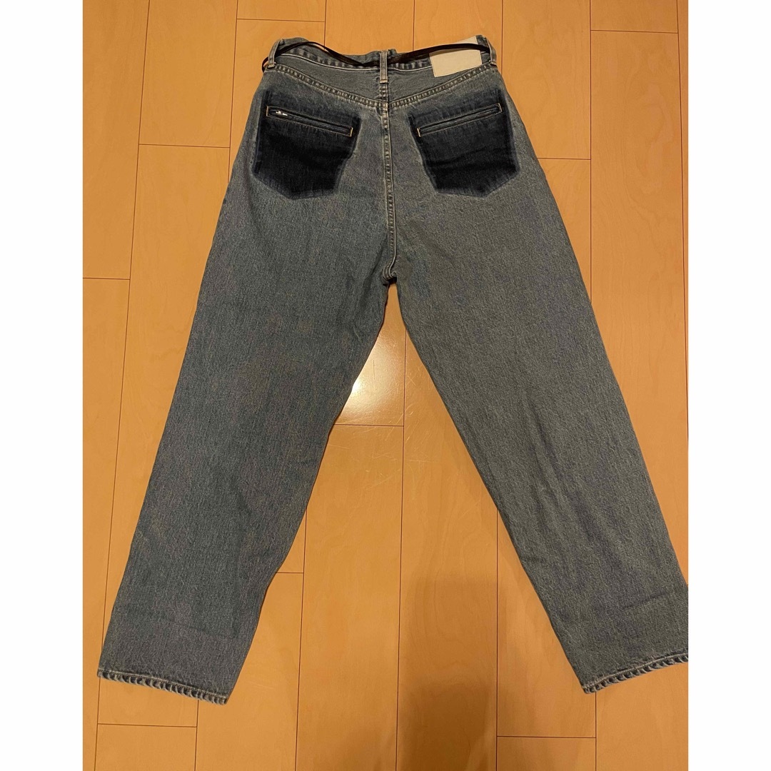 VINTAGE REPRODUCTION DAMAGE DENIM JEANS