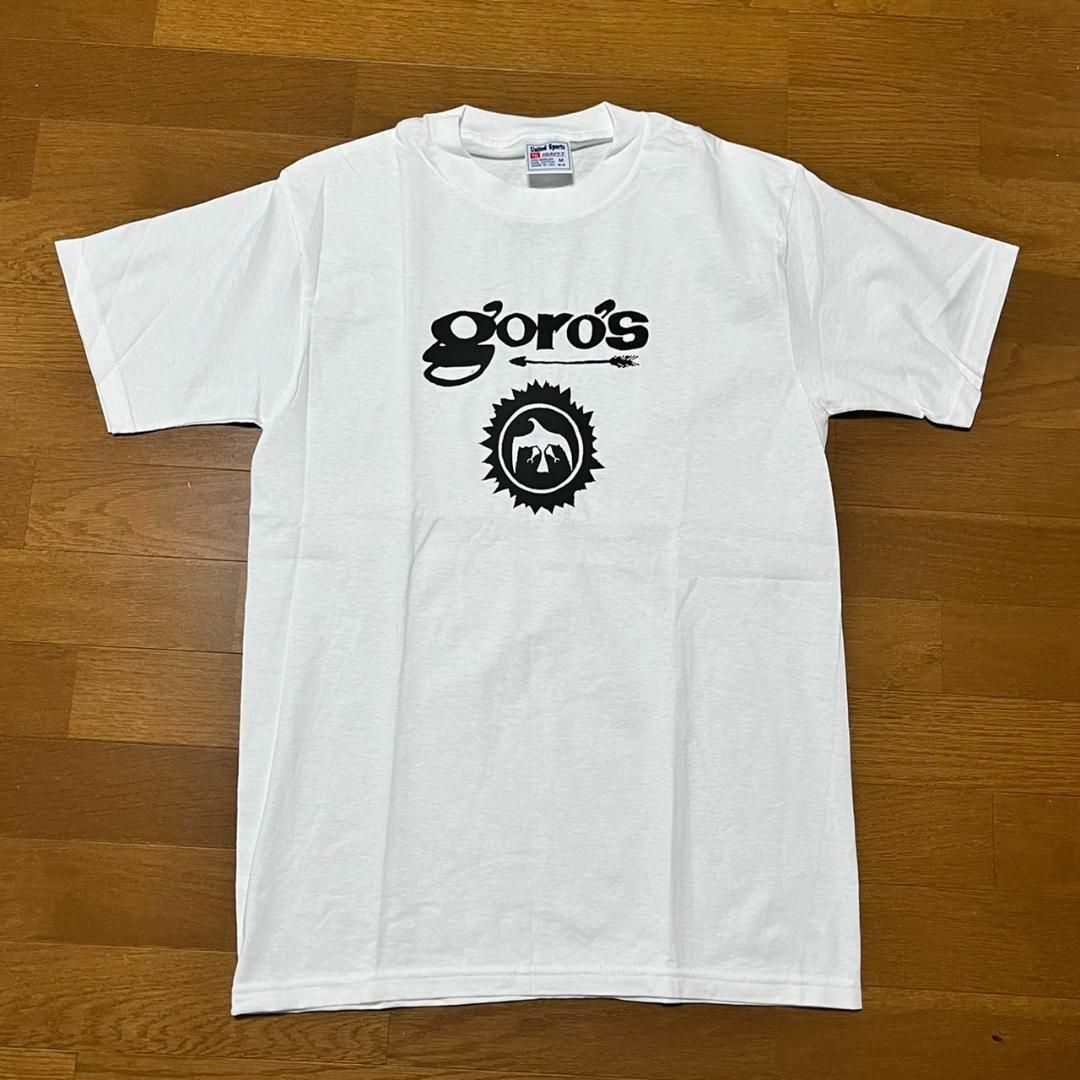 新品 90年代 90´s goro´s ゴローズ Ｔシャツ 白 M 初期-