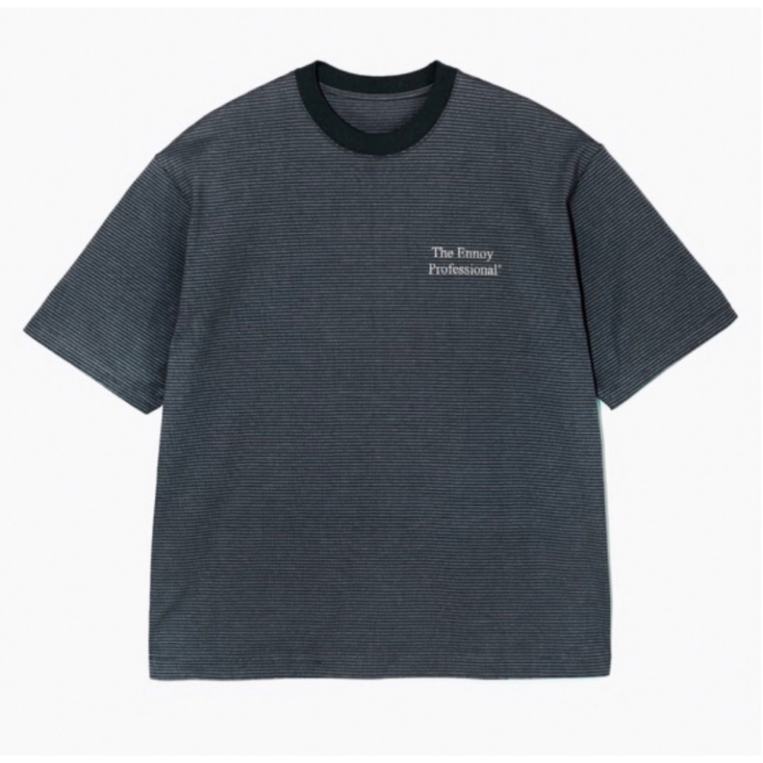 1LDK SELECT(ワンエルディーケーセレクト)のennoy S/S BORDER Tee BLACK L エンノイ 新品 メンズのトップス(Tシャツ/カットソー(半袖/袖なし))の商品写真