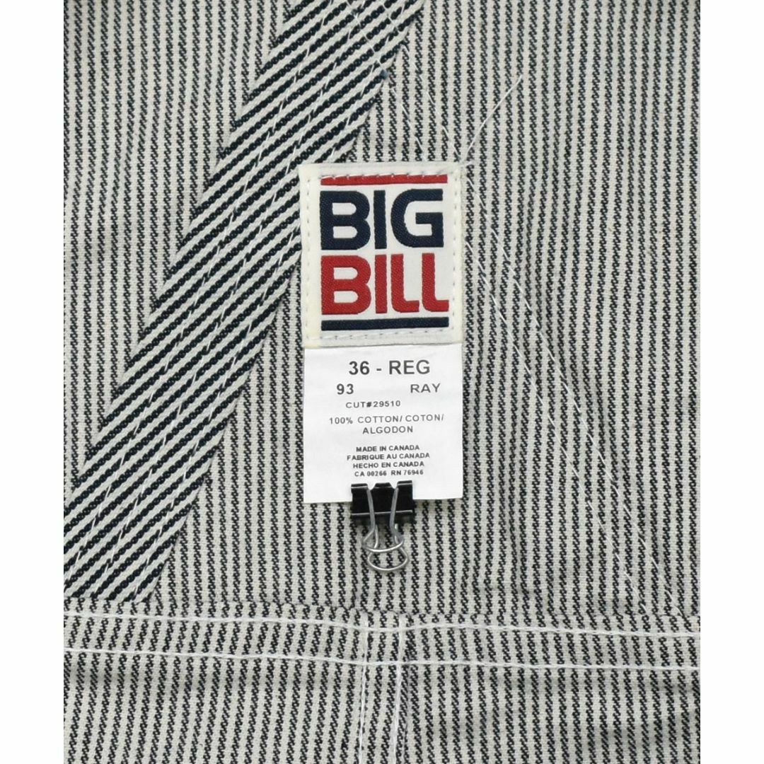 カナダ製 BIG BILL ビッグビル ヒッコリー オーバーオール 36 メンズのパンツ(サロペット/オーバーオール)の商品写真